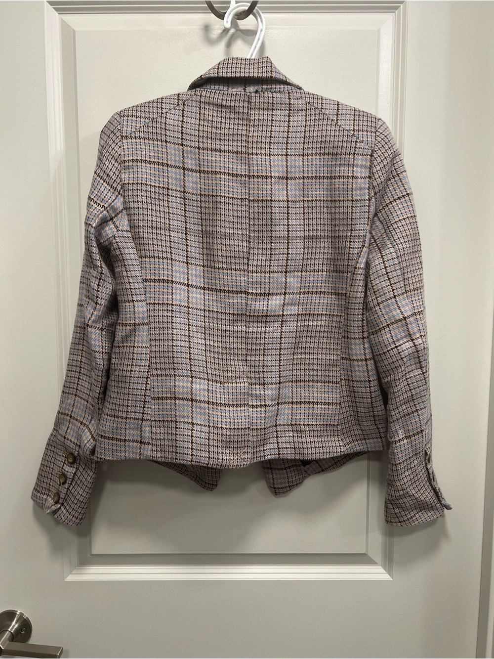 Free People Plaid Tailored Blazer Jacket - XS - Picture 5 of 7